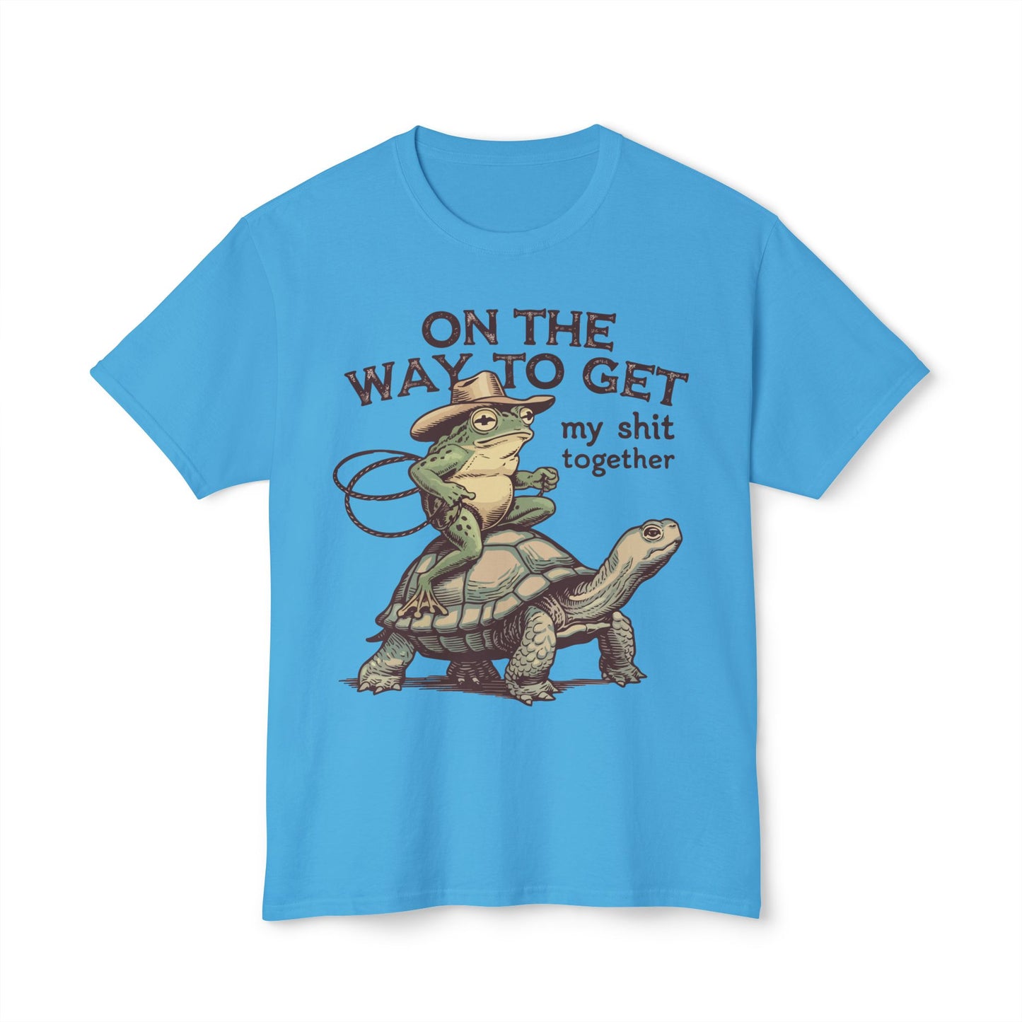 On The Way To Get My Shit Together, Unisex Cotton T-shirt