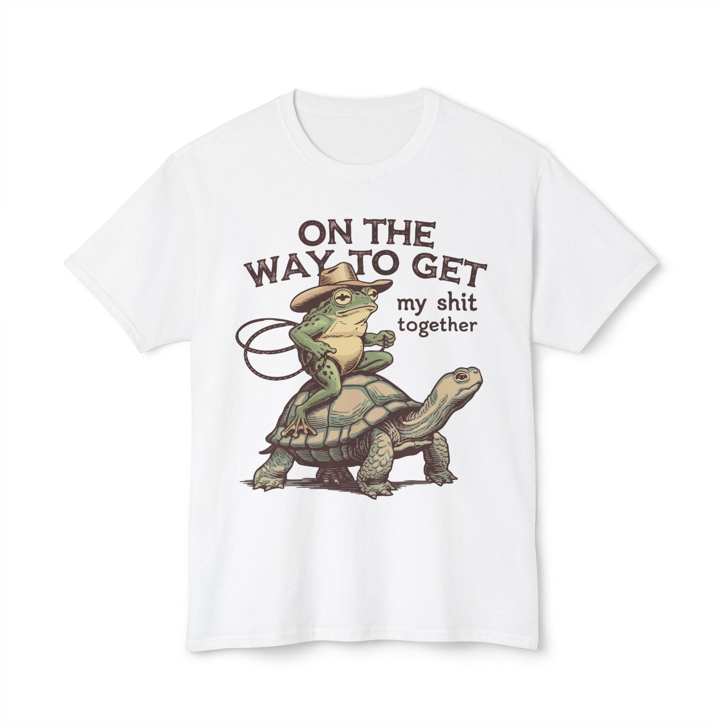 On The Way To Get My Shit Together, Unisex Cotton T-shirt