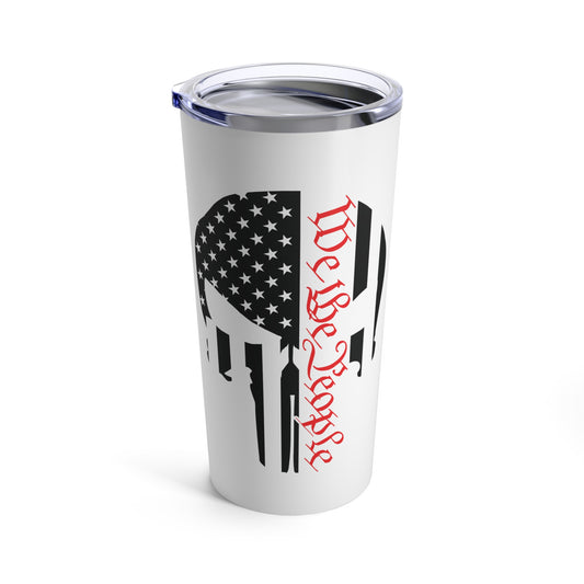 WE THE PEOPLE. PUNISHER SKULL LOGO. 20oz Tumbler