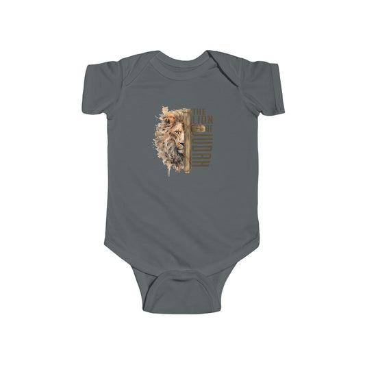 THE LION OF JUDAH. Infant Fine Jersey Bodysuit.