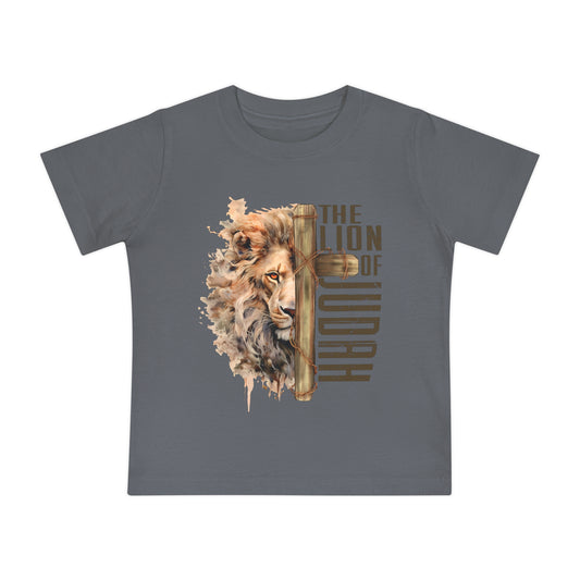 THE LION OF JUDAH. Baby Short Sleeve T-Shirt