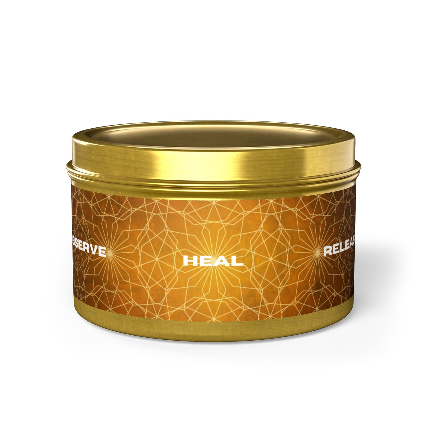 GO WITHIN. OBSERVE. HEAL. RELEASE. CHAKRA. Coconut Soy Candle.