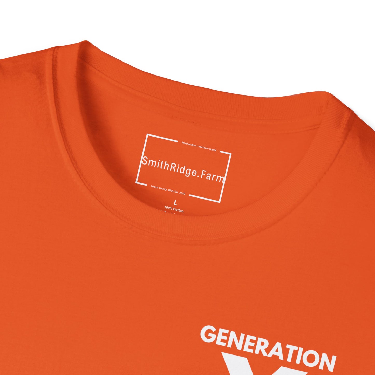 GEN X, THE FAFO CREW, Est 1979. Cotton, Short Sleeve, Crew Neck Tee in Dark Colors.