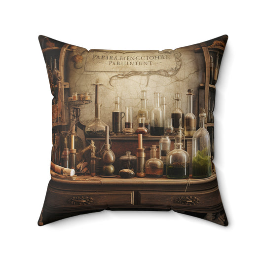 ALCHEMIST, ALCHEMY, CHEMISTRY. Throw Pillow in Four Sizes.