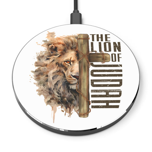 THE LION OF JUDAH. Wireless Charger.