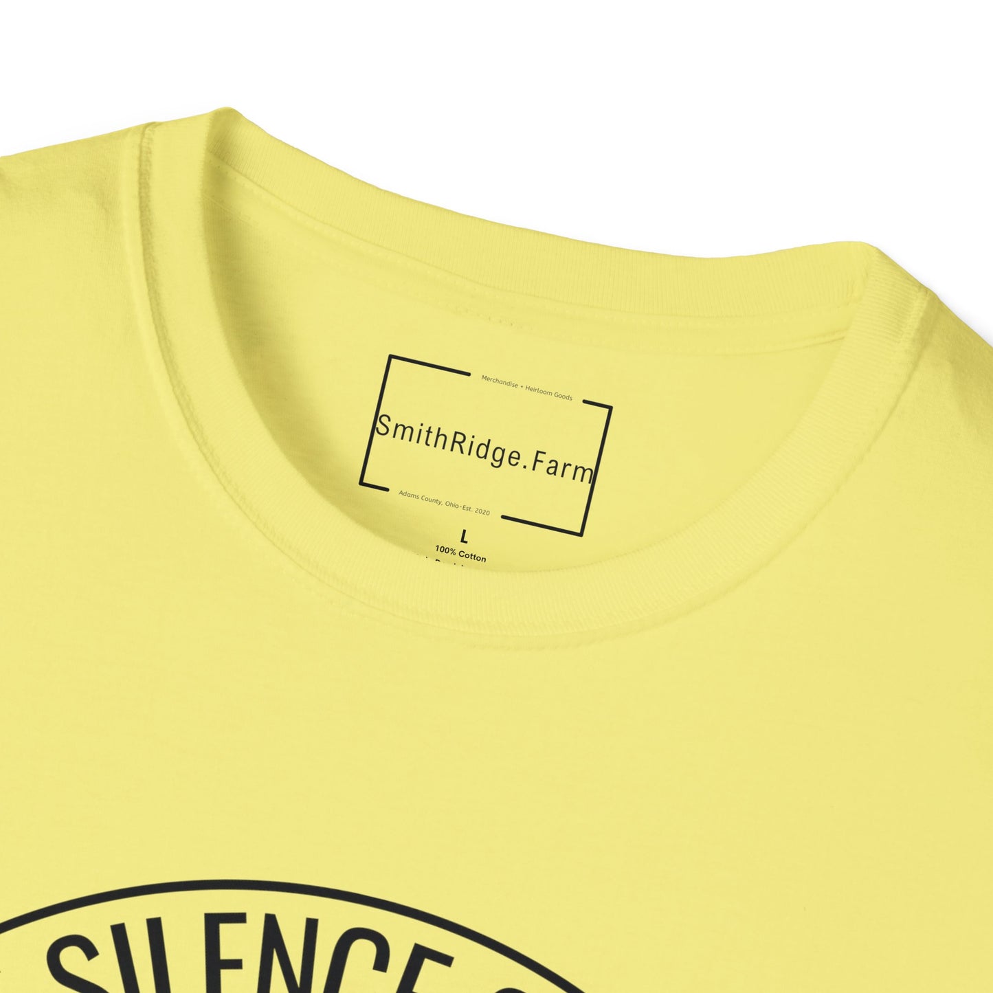 IN THE SILENCE OF STONES WE FIND STORIES. GENEALOGY LOVERS. Cotton, Short Sleeve, Crew Neck Tee in Light Colors.