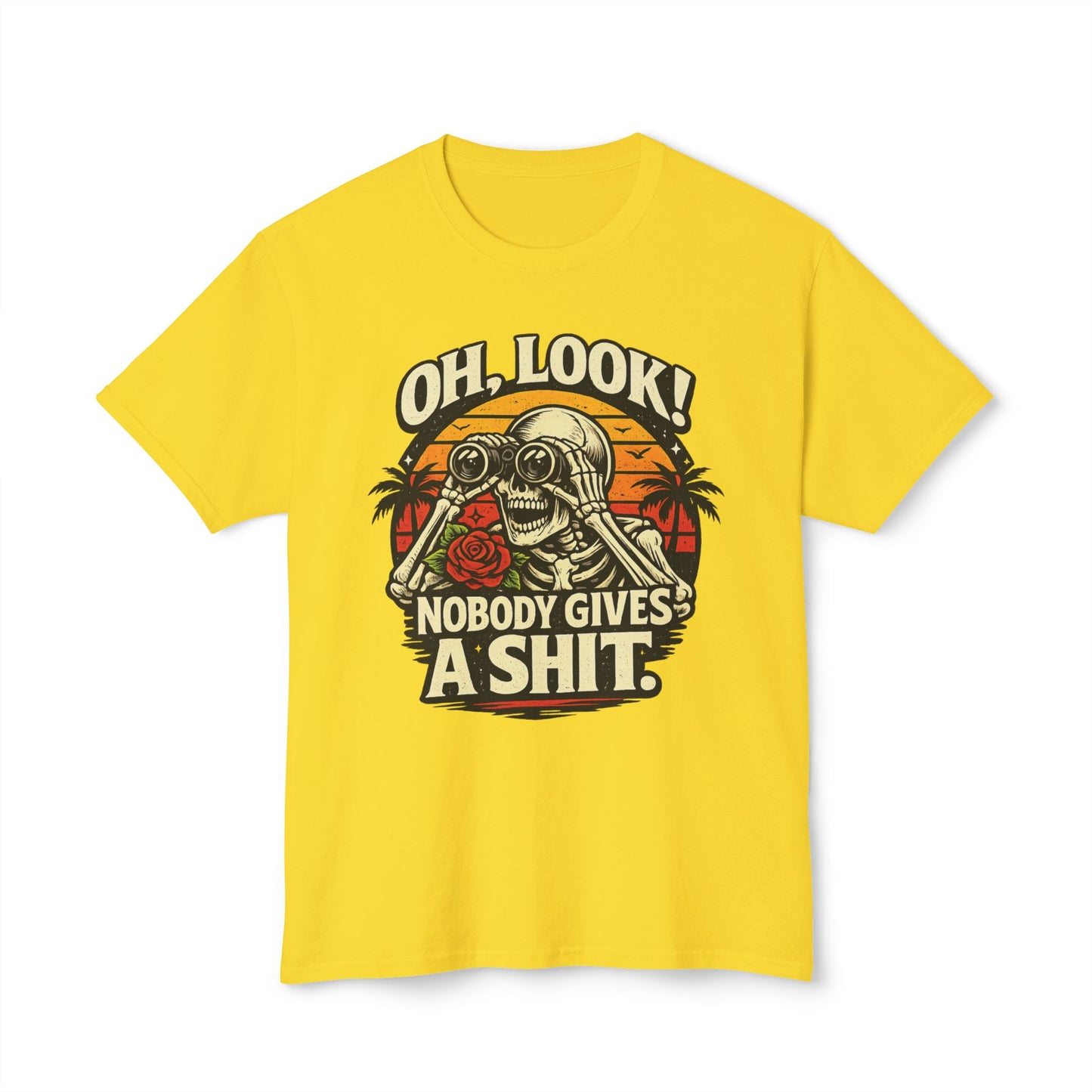 Oh Look, Nobody Gives A Shit, Unisex Cotton T-shirt