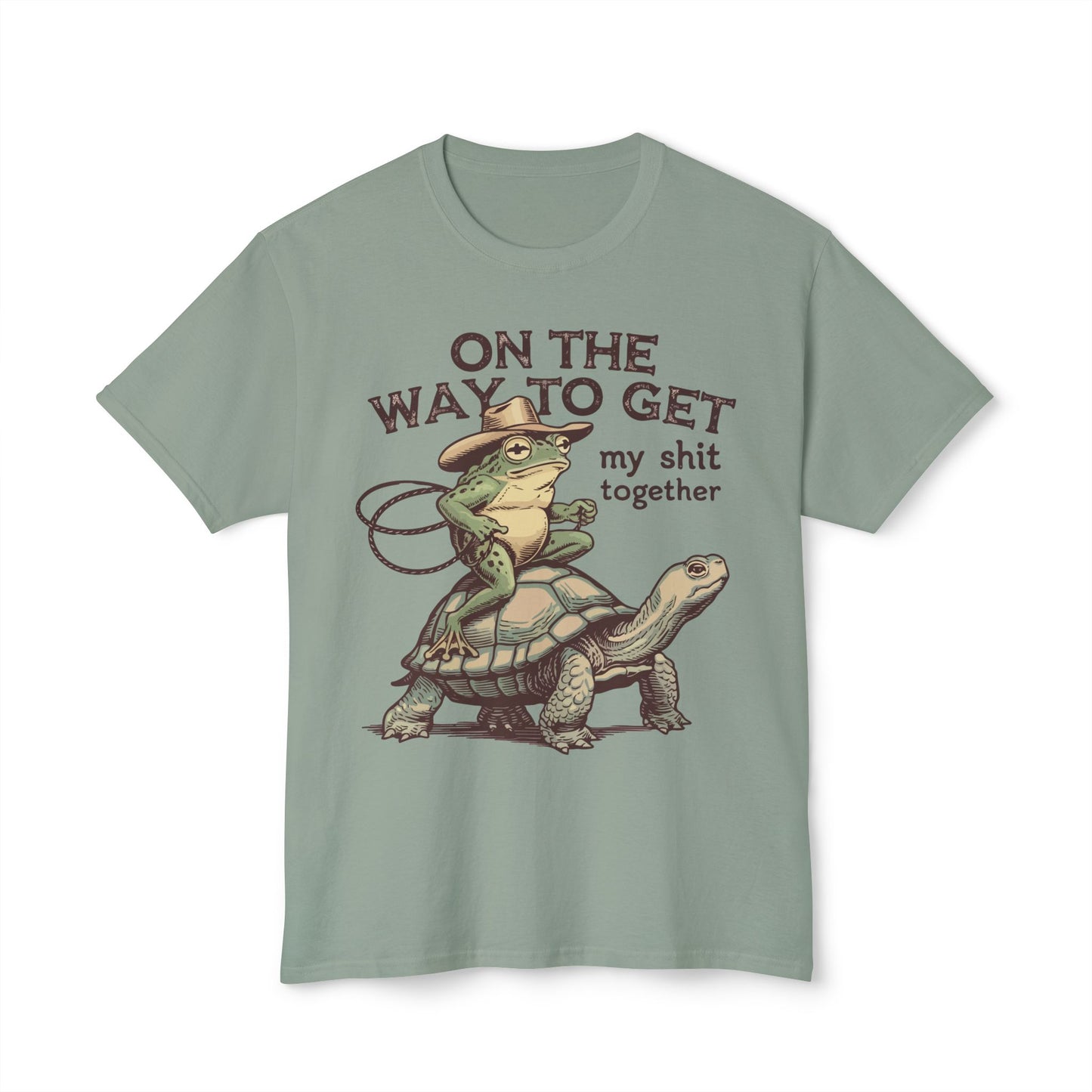 On The Way To Get My Shit Together, Unisex Cotton T-shirt