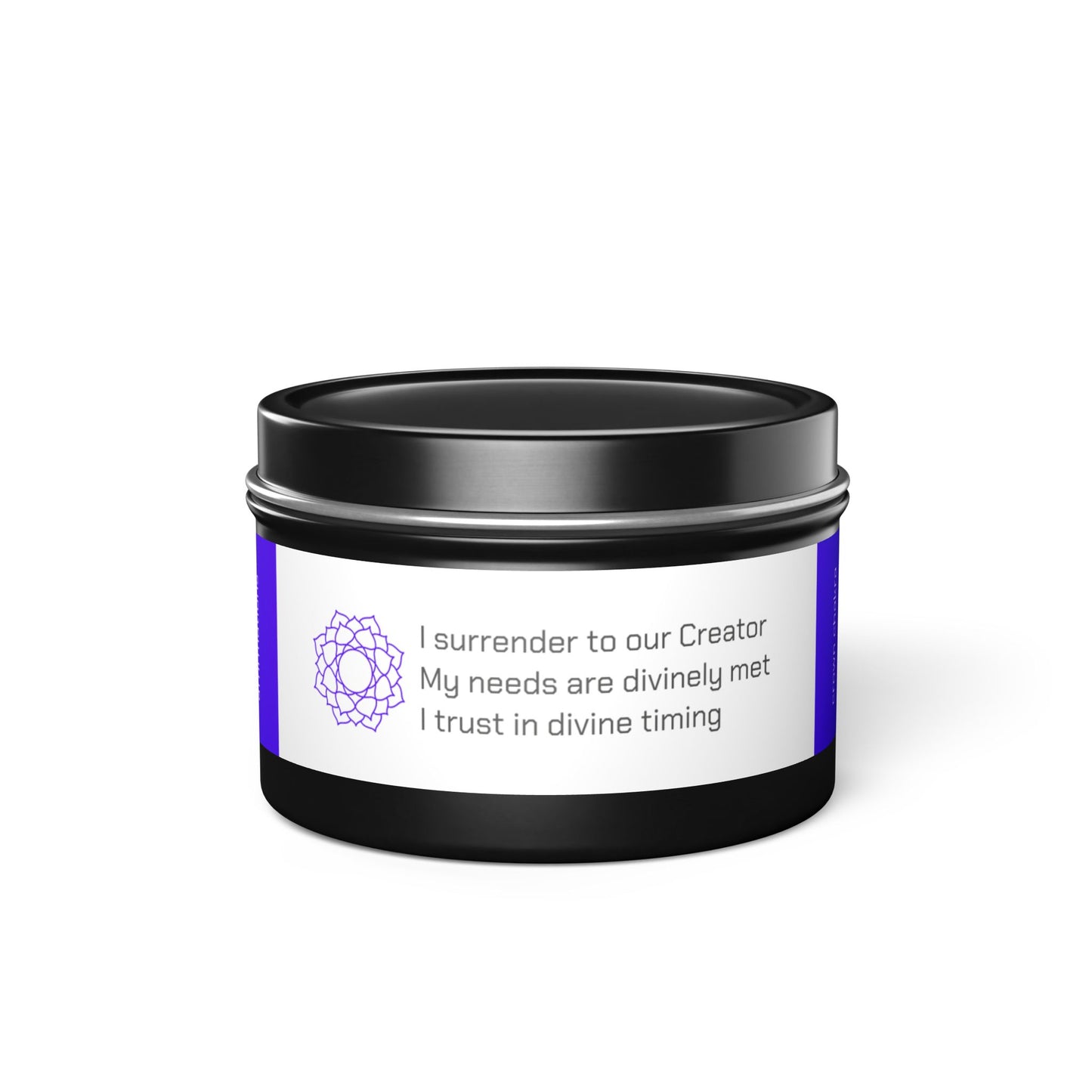 CROWN CHAKRA. Coconut Soy Candle.