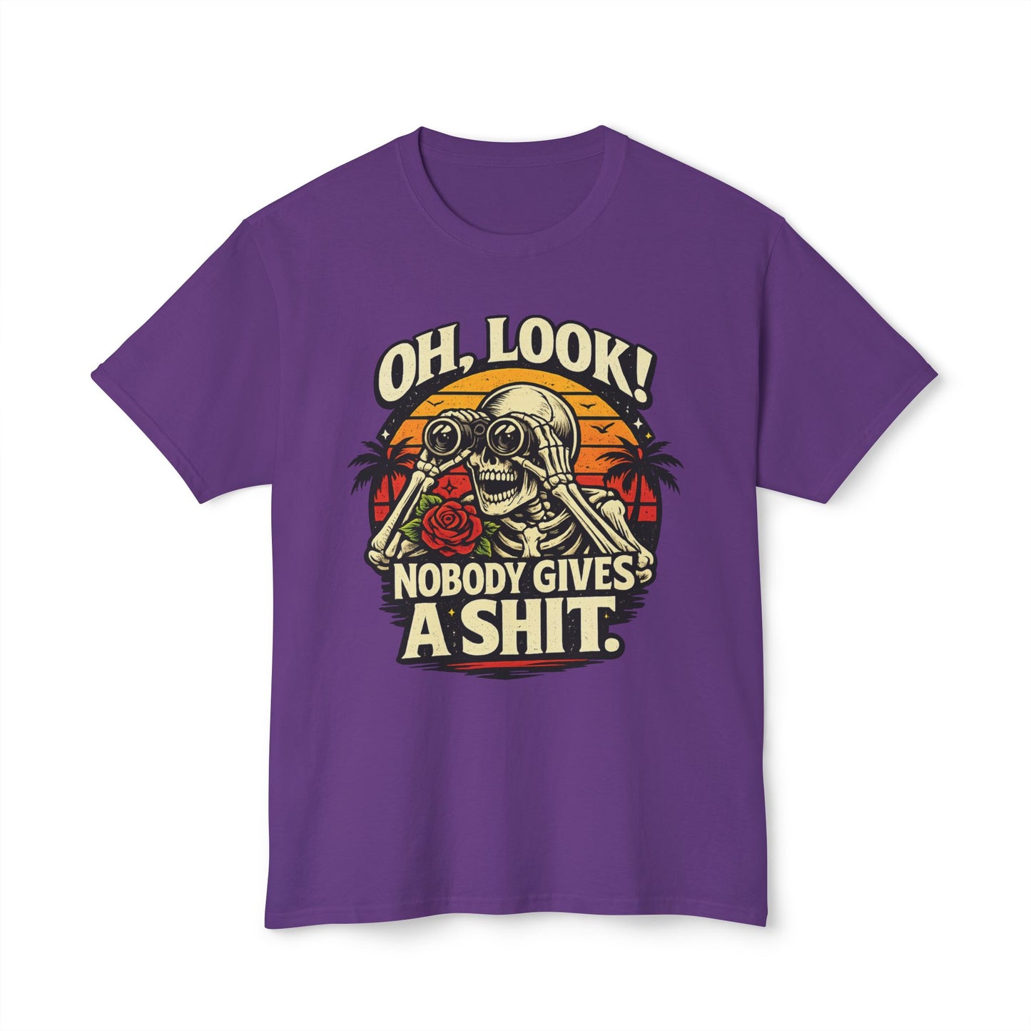 Oh Look, Nobody Gives A Shit, Unisex Cotton T-shirt