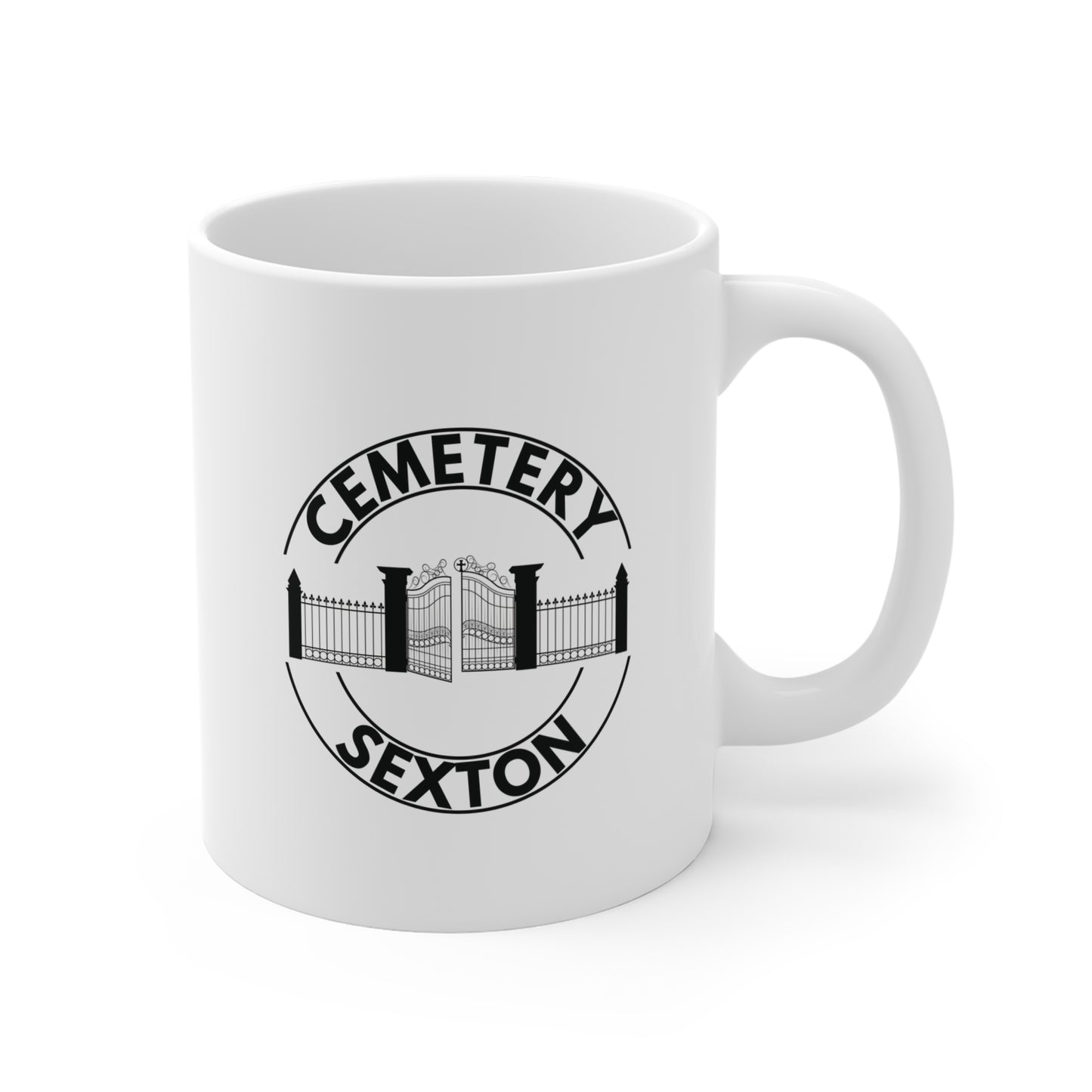 CEMETERY SEXTON. 11oz Coffee, Tea, or Hot Chocolate Mug.