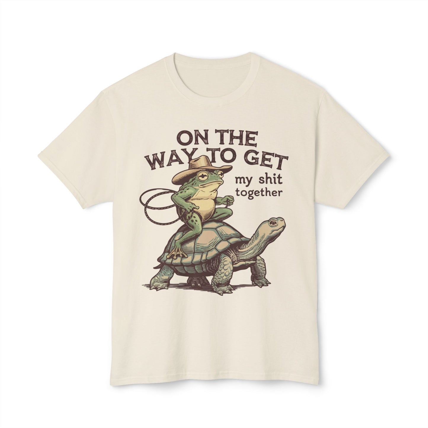 On The Way To Get My Shit Together, Unisex Cotton T-shirt