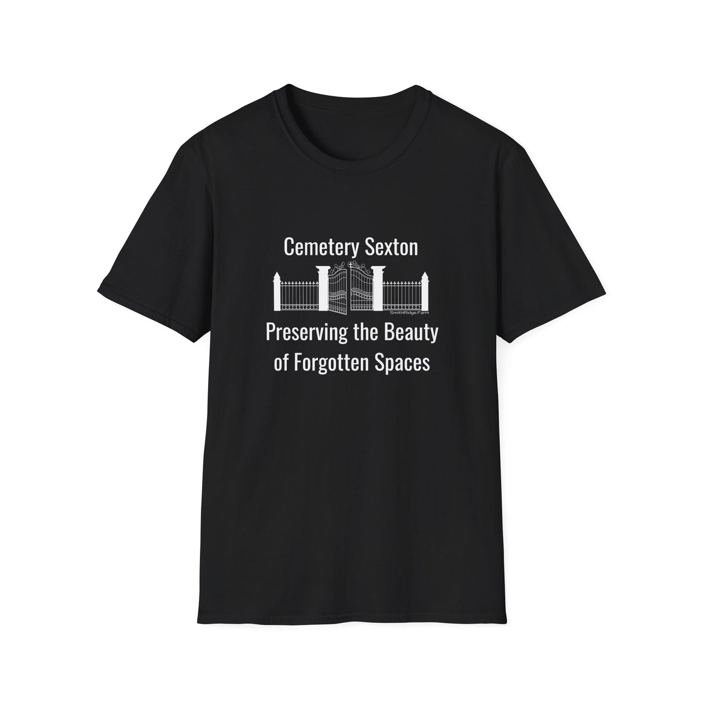 Cemetery Sexton, Preserving the Beauty of Forgotten Spaces T-Shirt