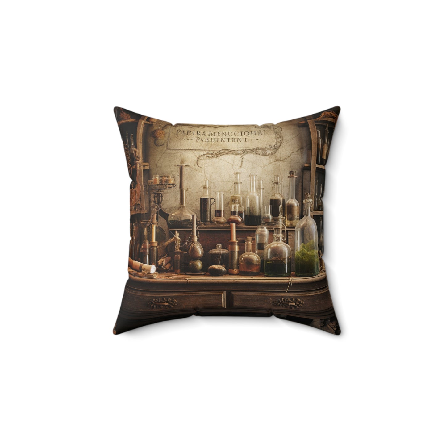 ALCHEMIST, ALCHEMY, CHEMISTRY. Throw Pillow in Four Sizes.