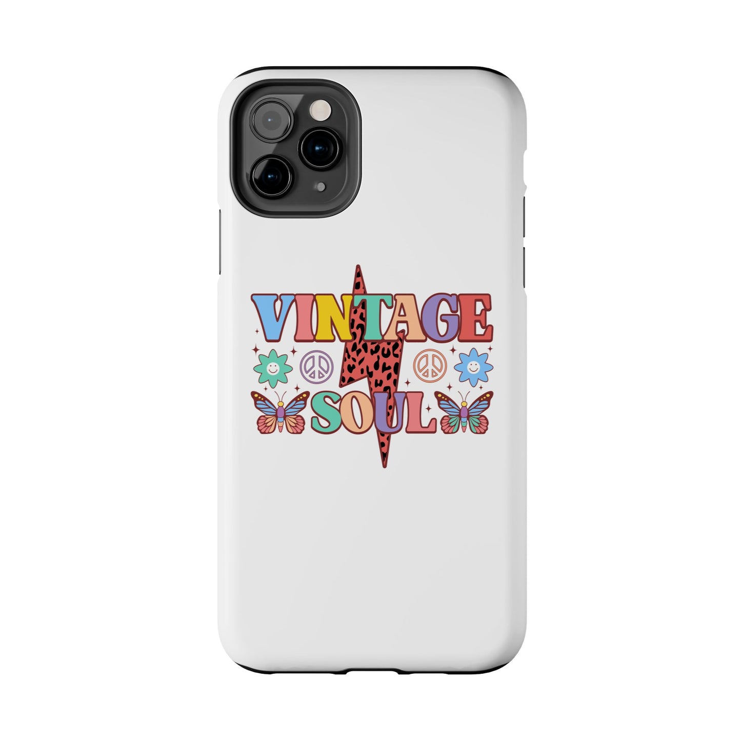 VINTAGE SOUL. OLD SOUL. HIPPIE SOUL. Tough Phone Case