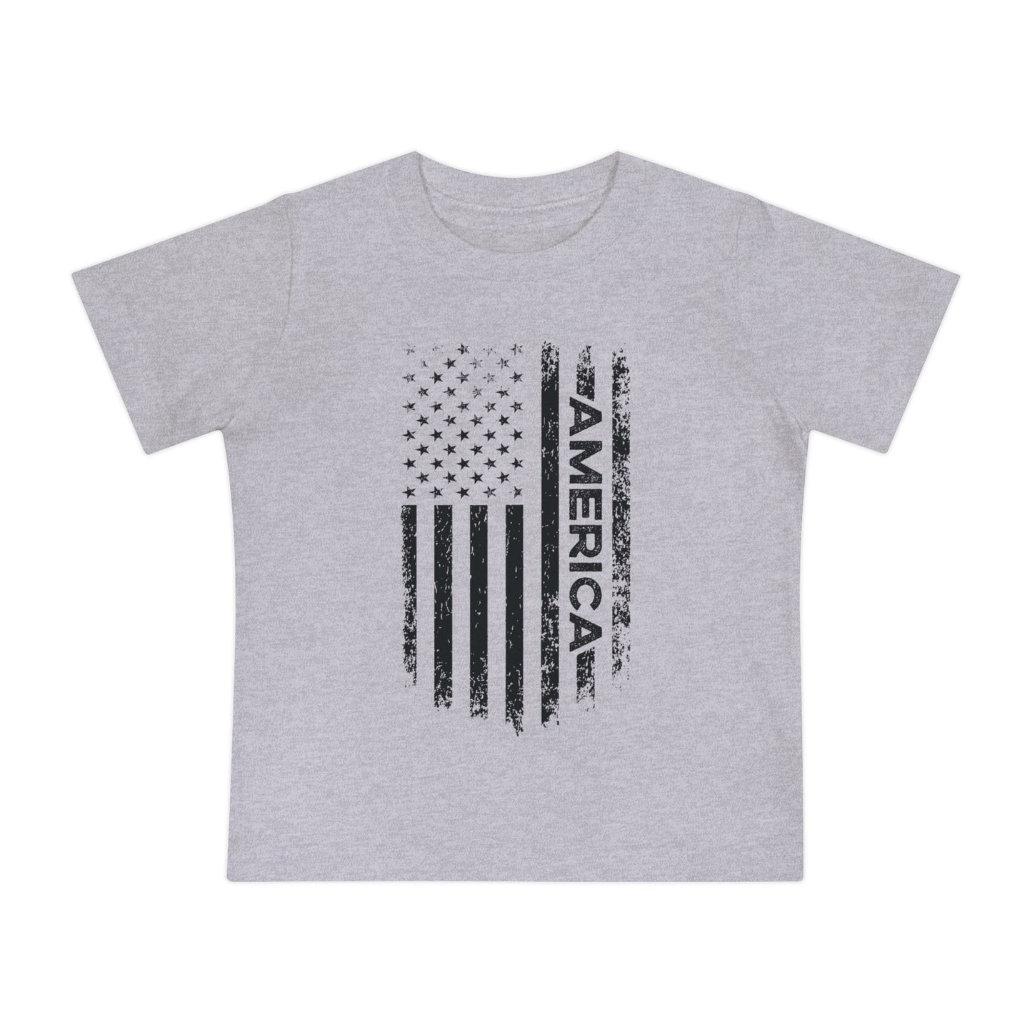 AMERICA AND THE AMERICAN FLAG. Baby Short Sleeve T-Shirt