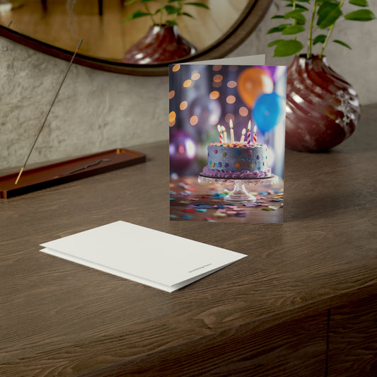 Happy Birthday Greeting Cards are 5"x7", blank on the inside, and come with envelopes. Buy as a single card, pack of 10, 30 or 50. Shop SmithRidge.farm