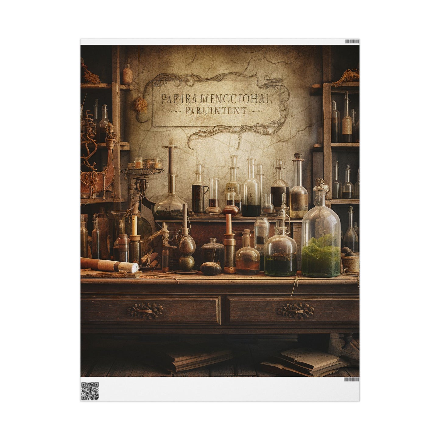 ALCHEMIST, ALCHEMY, CHEMISTRY. Gift Wrapping Paper