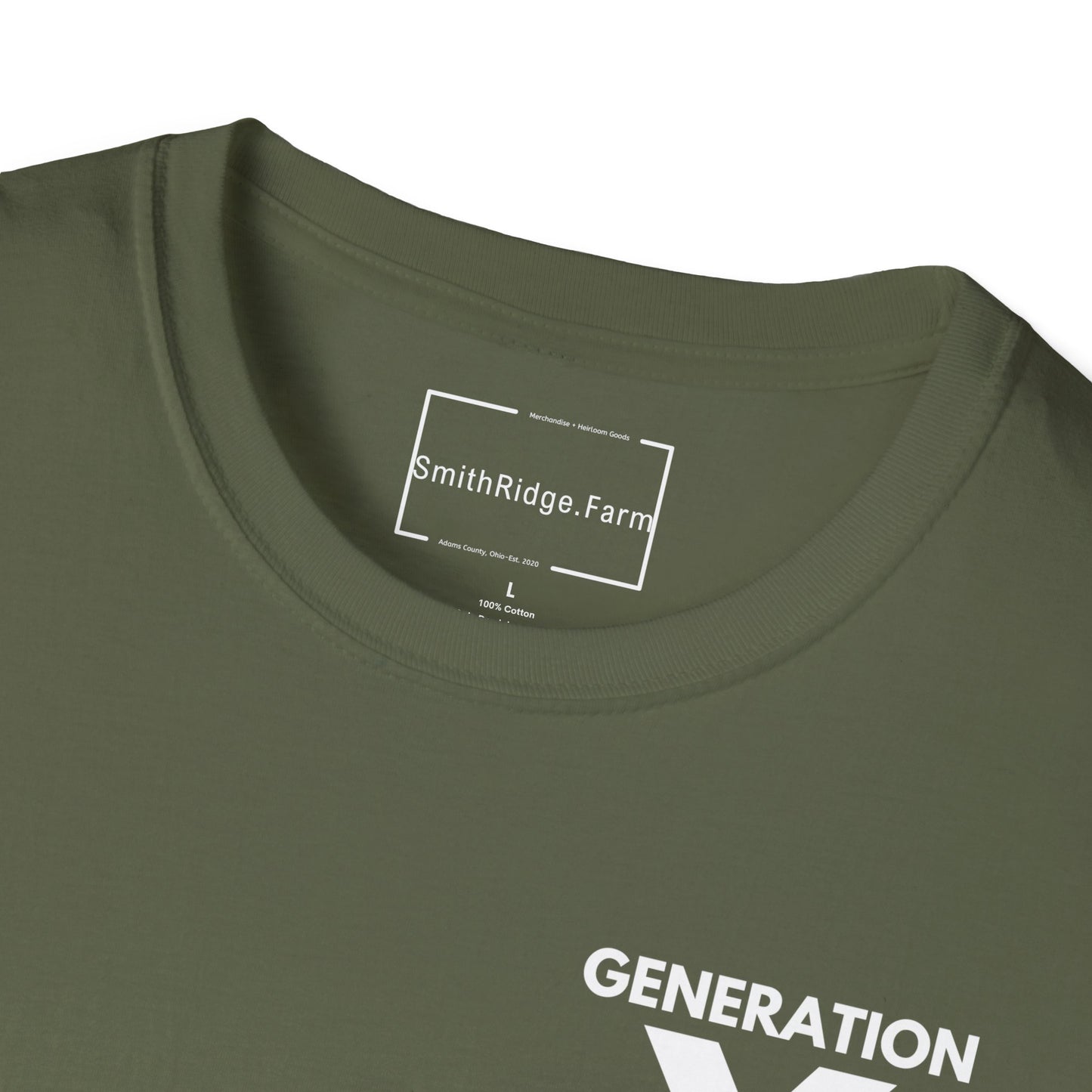 GEN X, THE FAFO CREW, Est 1965. Cotton, Short Sleeve, Crew Neck Tee in Dark Colors.