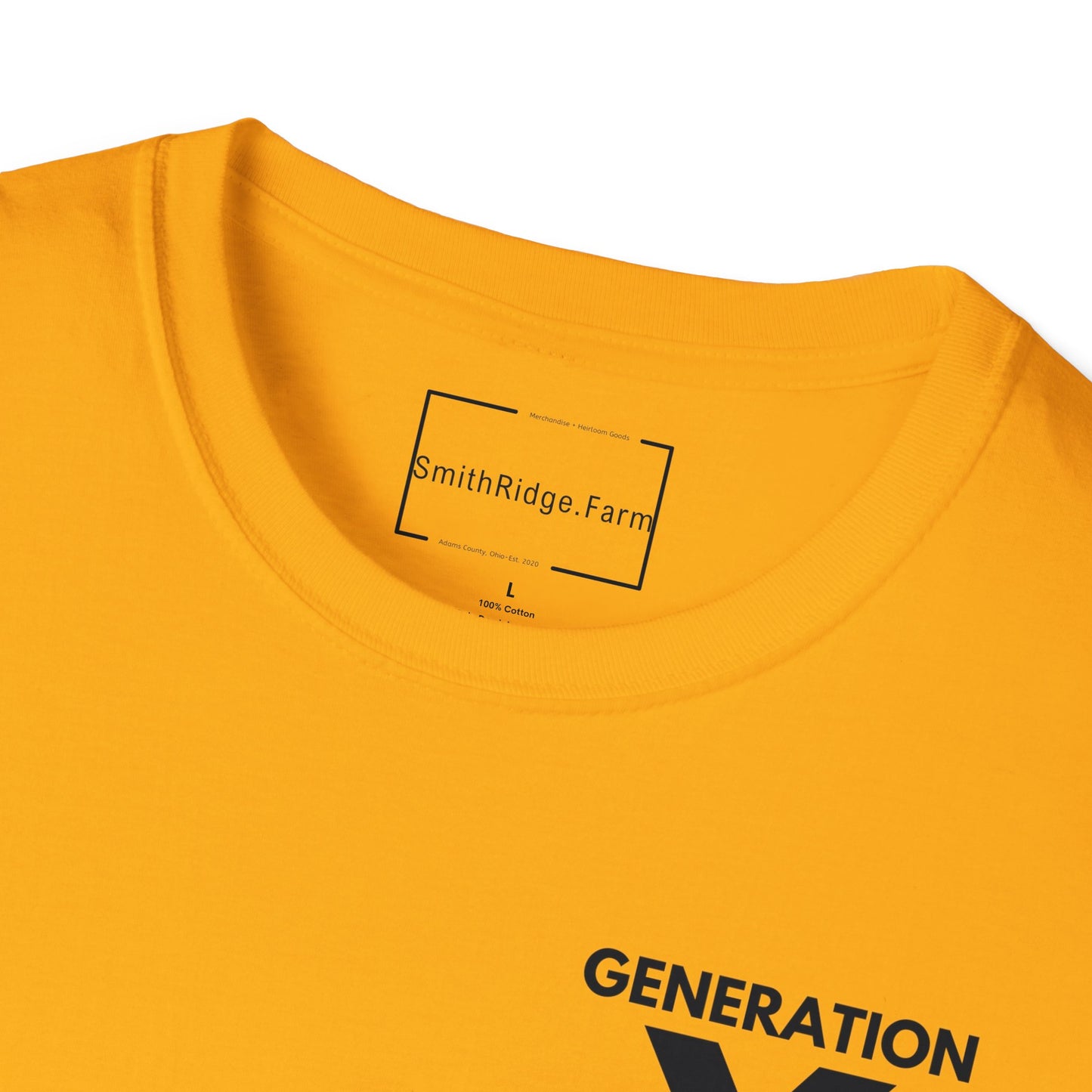 GEN X, THE FAFO CREW, Est. 1965. Cotton, Short Sleeve, Crew Neck Tee in Light Colors.