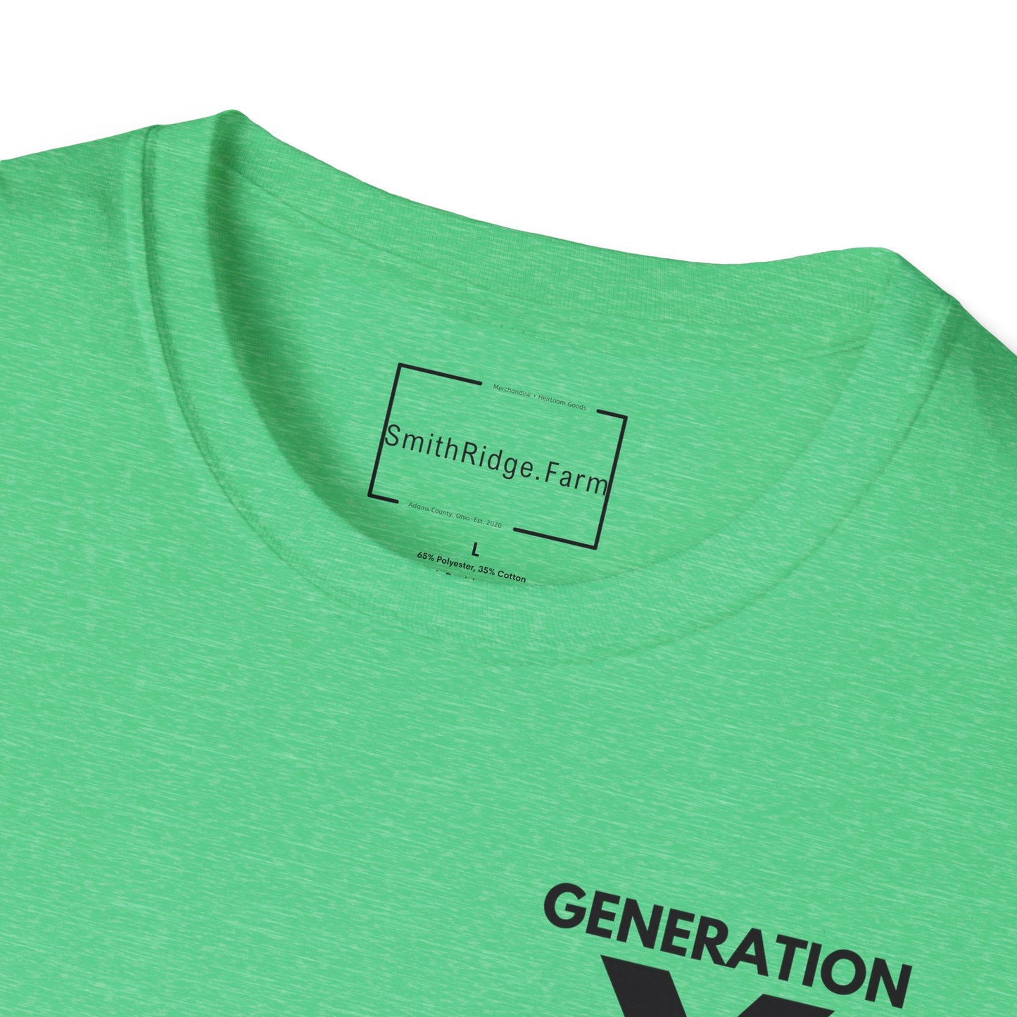 GEN X, THE FAFO CREW, Est. 1965. Cotton, Short Sleeve, Crew Neck Tee in Light Colors.