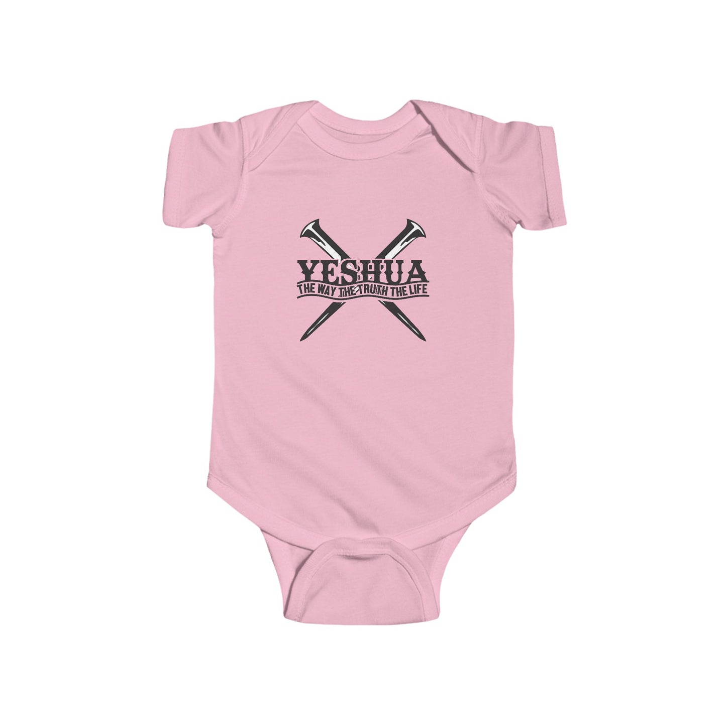 YESHUA THE WAY THE TRUTH THE LIFE. Infant Fine Jersey Bodysuit.