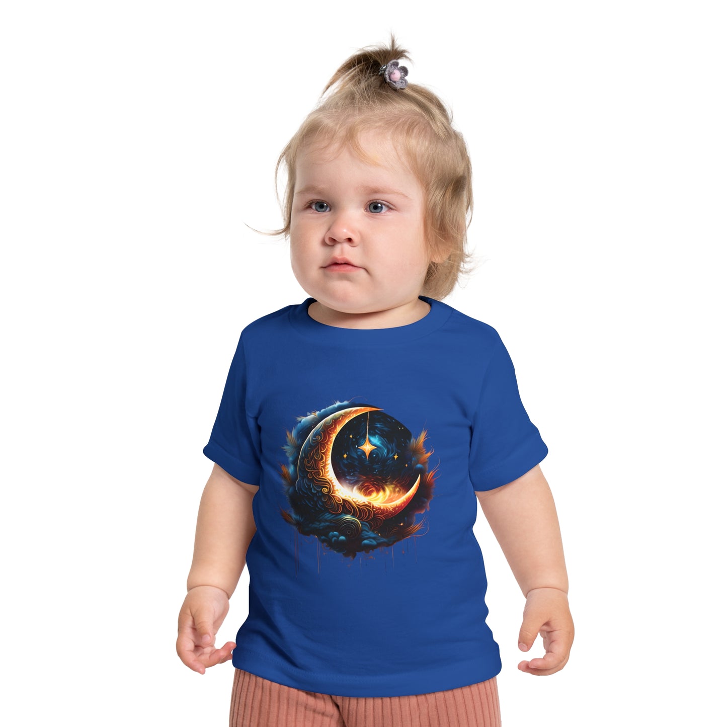 CELESTIAL, MYSTICAL MOON. Baby Short Sleeve T-Shirt