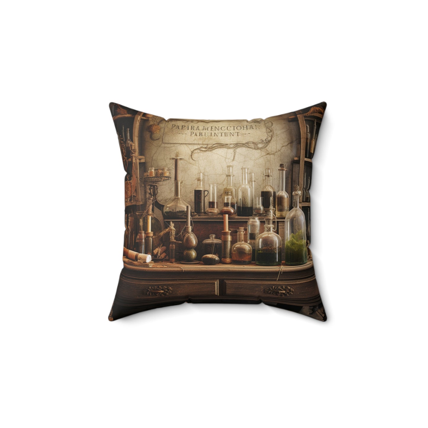 ALCHEMIST, ALCHEMY, CHEMISTRY. Throw Pillow in Four Sizes.