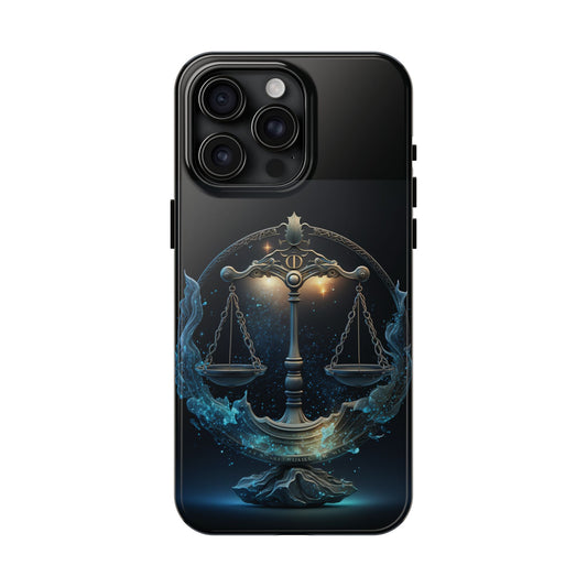 LIBRA ZODIAC SIGN. CONSTELLATION LOVERS. Tough Phone Case.