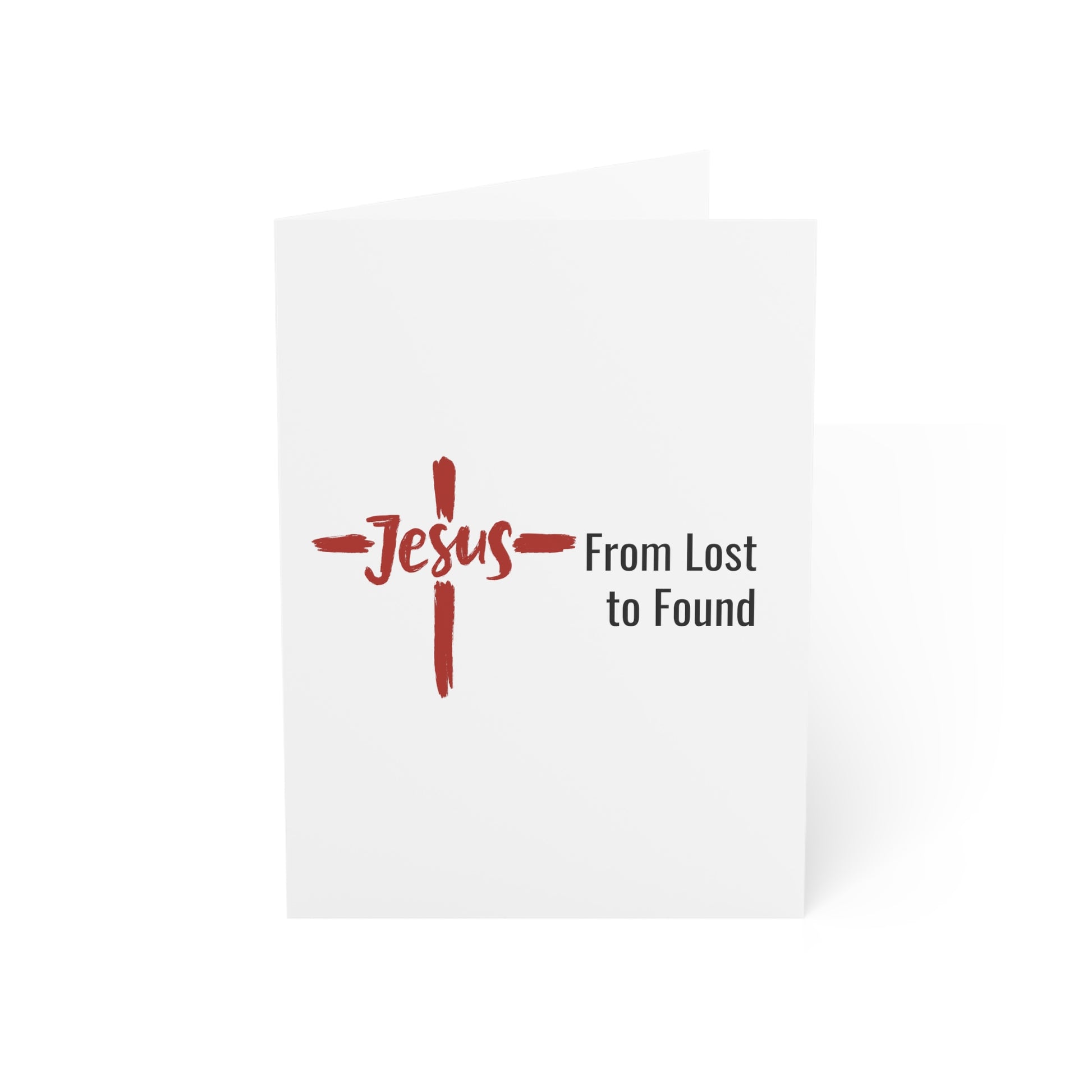 Jesus, From Lost to Found Greeting Cards available at SmithRidge.farm in size 5"x7" with envelopes.