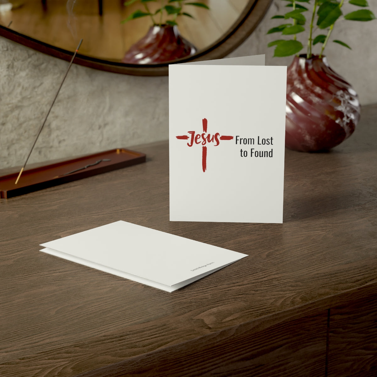 Jesus, From Lost to Found Greeting Cards available at SmithRidge.farm in size 5"x7" with envelopes.