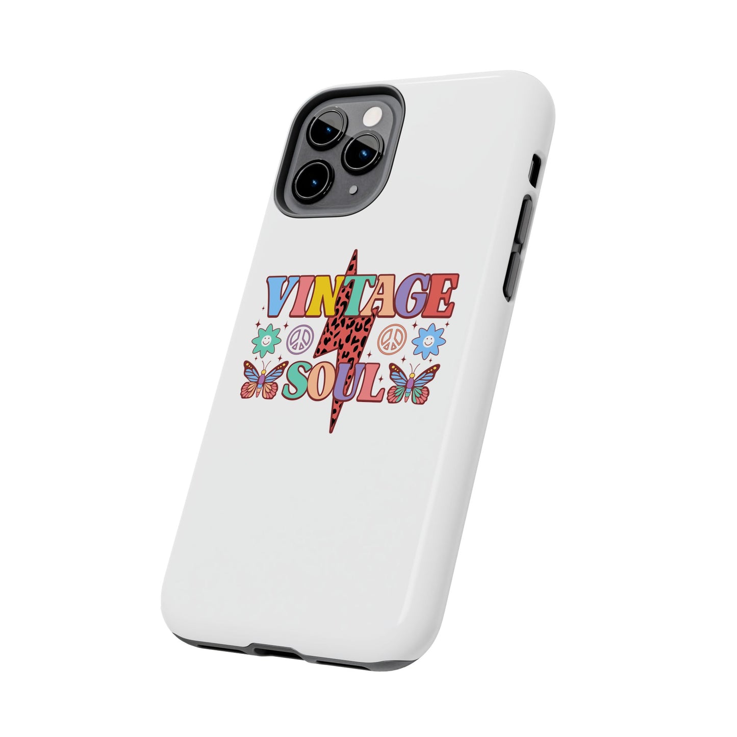 VINTAGE SOUL. OLD SOUL. HIPPIE SOUL. Tough Phone Case