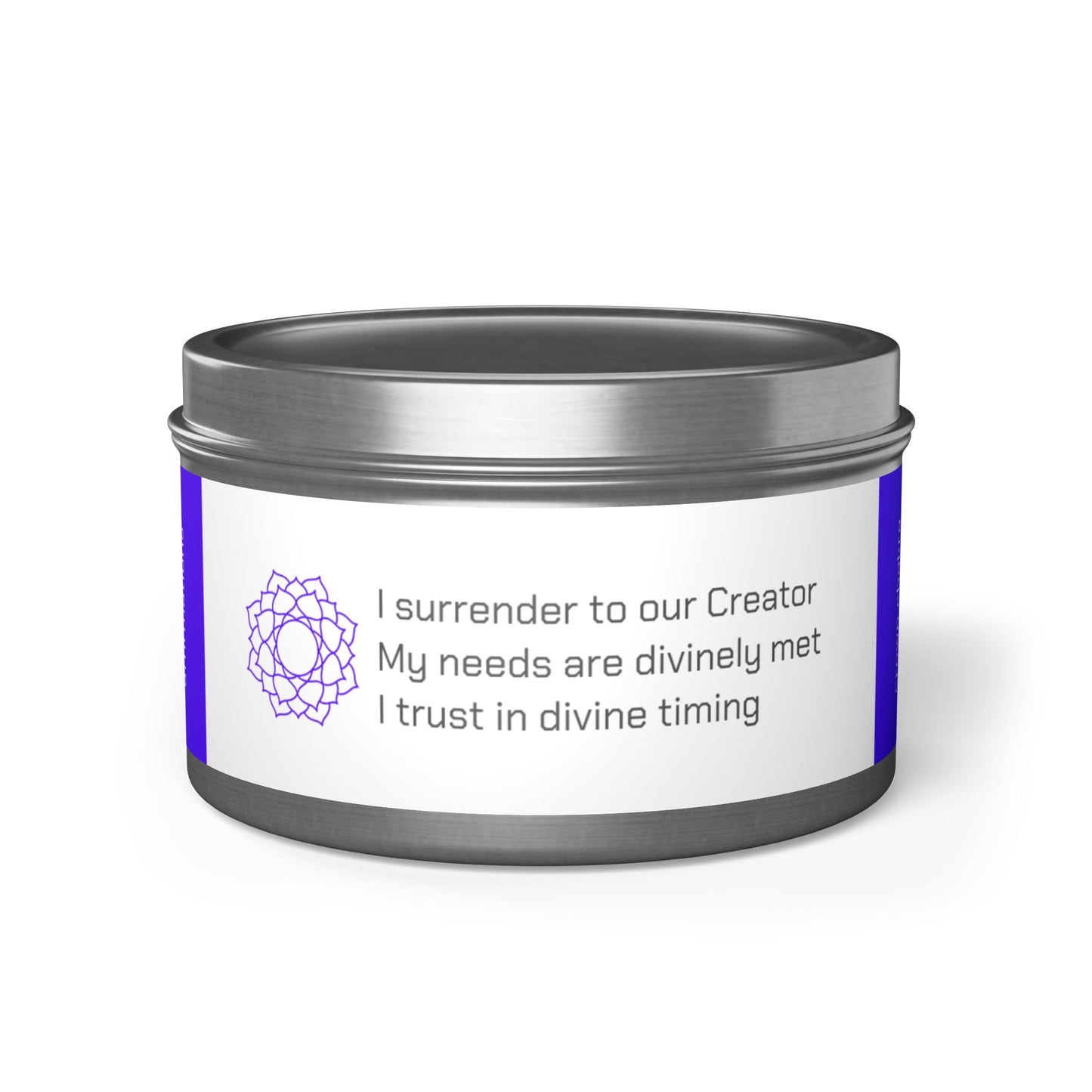 CROWN CHAKRA. Coconut Soy Candle.