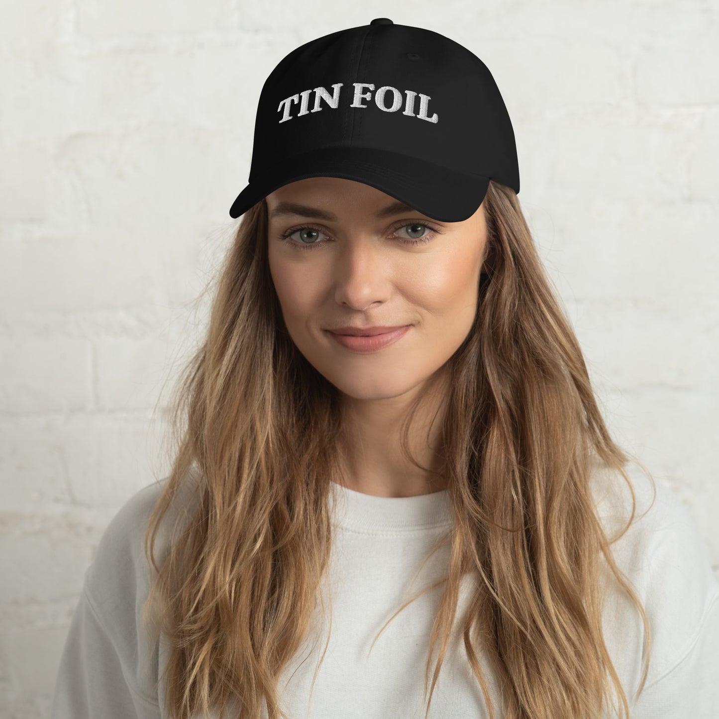 TIN FOIL Embroidered and Adjustable Dad Hat