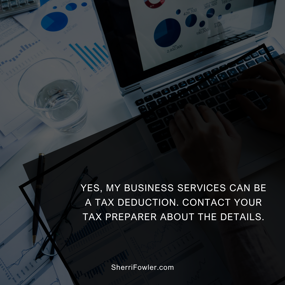 Sherri Fowler-Smith provides small business service and workshops to small business owners nationwide that are a deductible expense. contact your tax preparer about the details.