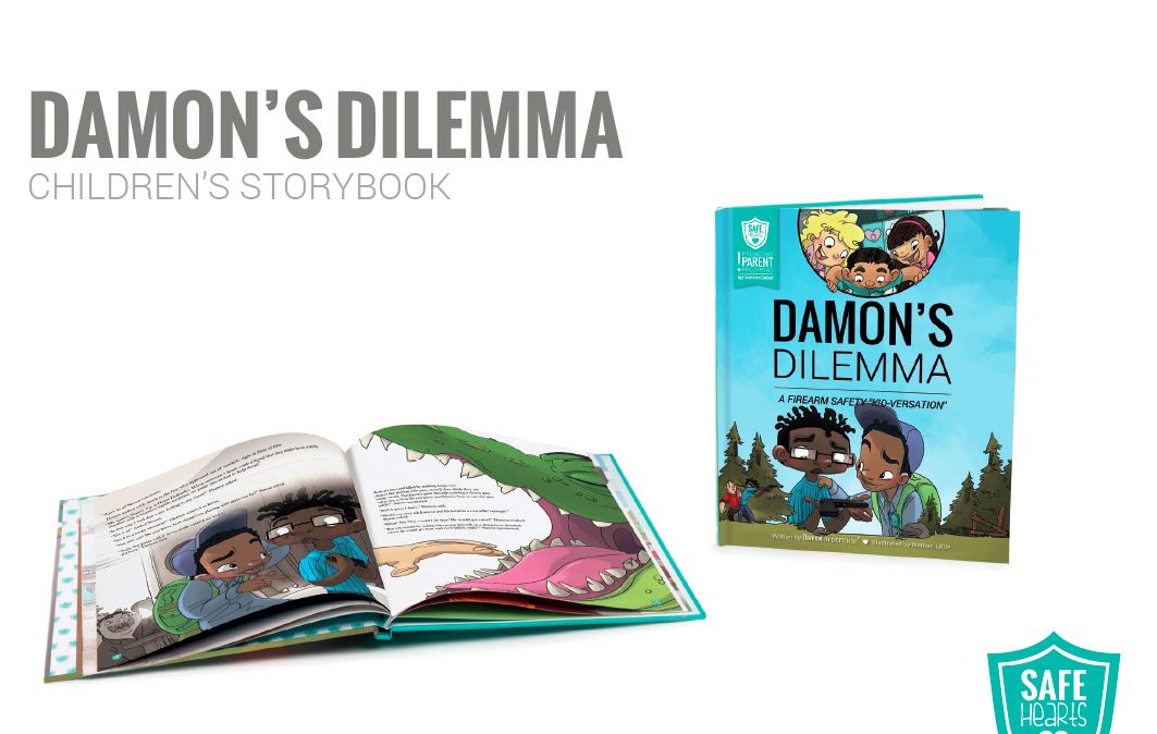 Damon's Dilemma, a Children's Storybook, by Damsel in Defense and their SafeHearts Children's Book Collection, available for purchase on SherriFowler.com